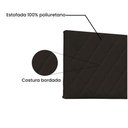 Ver imagem 3 de Cabeceira Painel Solteiro 0,90m Esmeralda Corano Marrom