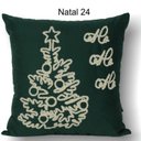Ver imagem 1 de Almofada Natal 50x50 Suede Verde Escuro 24 Toque de Arte