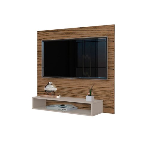 Painel Milao para TV até 32" Freijo com Offwhite