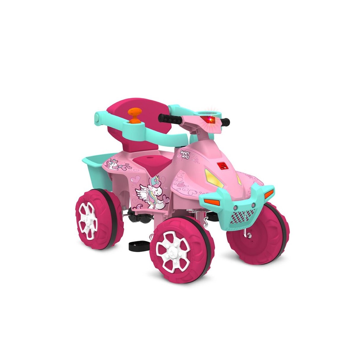 Smart Quad Passeio & Pedal:rosa - 2