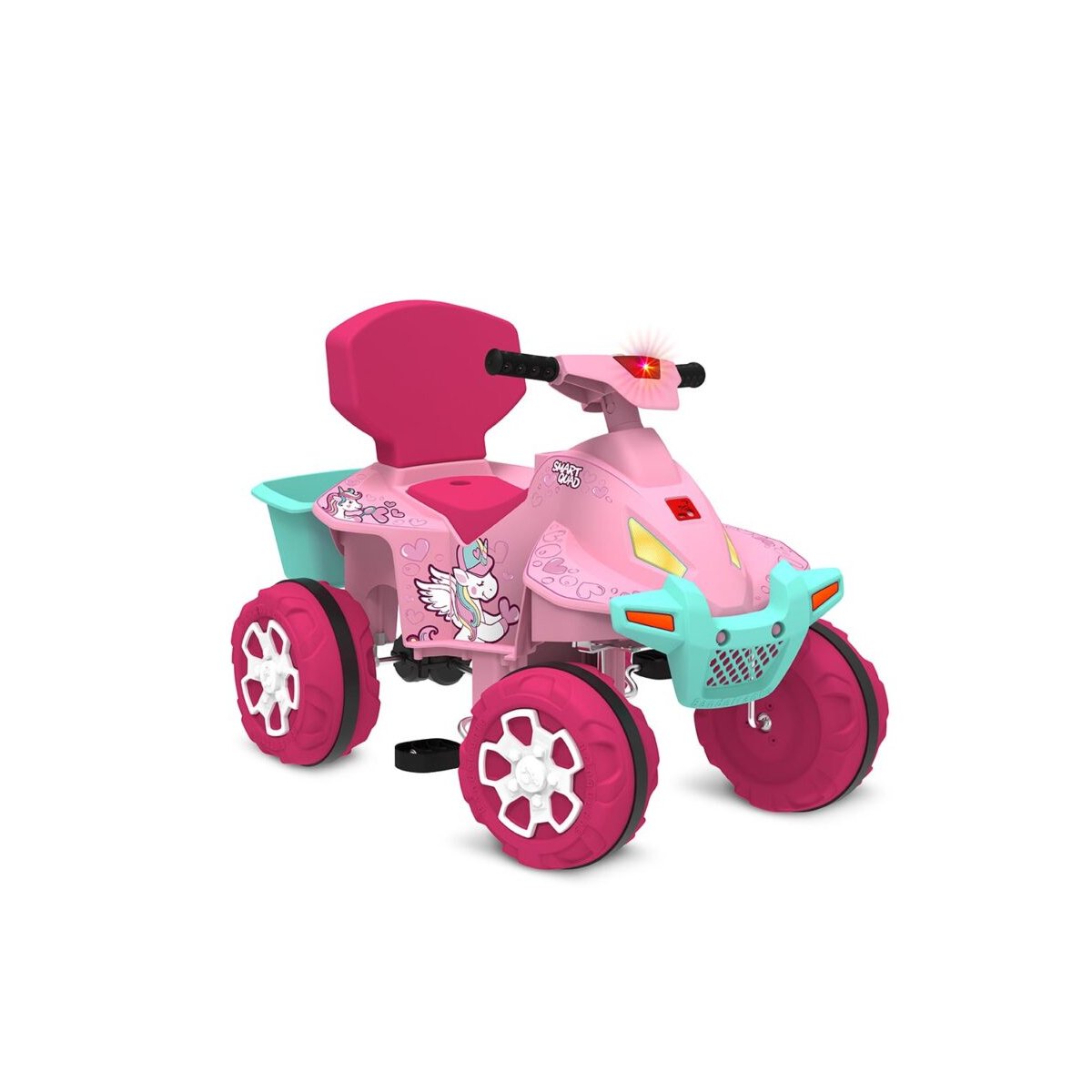 Smart Quad Passeio & Pedal:rosa - 3