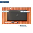 Ver imagem 3 de Conjunto Sala de Estar Painel Sun Mesa Book para TV 70" 180cm Freijo-Off White Caemmun Móveis