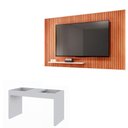 Ver mais imagens de Conjunto Sala de Estar Painel Sun Mesa Book para TV 70" 180cm Freijo-Off White Caemmun Móveis