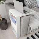 Ver imagem 6 de Conjunto Sala de Estar Painel Sun Mesa Book para TV 70" 180cm Freijo-Off White Caemmun Móveis