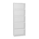 Ver imagem 3 de Estante para Livros com 4 Prateleiras 60cm Julia Branco - Montanaris Decor Md Montanaris Decor