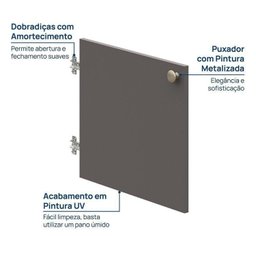 Módulo 45x40 1 Porta Frame Cabecasa madeiramadeira - 7