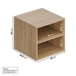 Módulo 45x40 1 Porta Frame Cabecasa madeiramadeira - 4