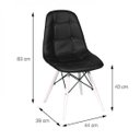 Ver imagem 5 de Cadeira Estofada Botonnes 