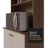 Armário de Cozinha Compacta 235cm Rustic/crema Gourmet Madesa 01 - 8