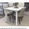 Mesa Jantar Ester Retangular Laca Branca Brilhante 180cm - 69358 - 2