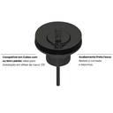 Ver imagem 2 de Válvula de Escoamento Kohler Inox 304 G 7/8 78102br Preto