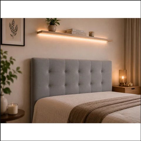 Cabeceira Casal Lyon 138cm Veludo Sono Design