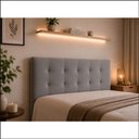 Ver imagem 1 de Cabeceira Casal Lyon 138cm Veludo Sono Design