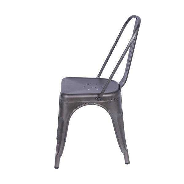 Cadeira em Aço com Encosto 86cm Tolix - 3