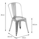 Ver imagem 4 de Cadeira em Aço com Encosto 86cm Tolix