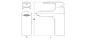 Ver imagem 2 de Misturador Monocomando Kohler Kumin de Mesa Bica Baixa