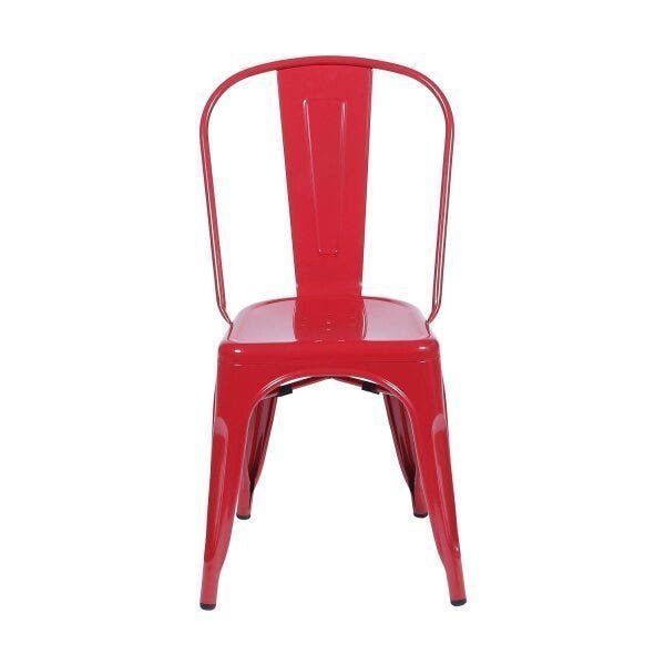 Cadeira em Aço com Encosto 86cm Tolix - 3