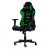 Cadeira Gamer Reclinável Giratória Preta C/verde Ajustável - 1