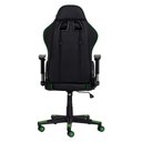 Ver imagem 4 de Cadeira Gamer Reclinável Giratória Preta C/verde Ajustável