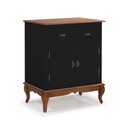 Ver imagem 1 de Balcão Buffet com 2 Portas e 1 Gavetas Pés Luis Xv 60629 Linz Móveis