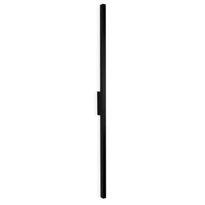 Arandela Luminária Parede Linear Slim Led 127v 60cm Preto