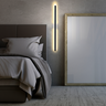 Arandela Luminária Parede Linear Slim Led 127v 60cm Preto - 4