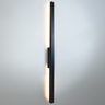 Arandela Luminária Parede Linear Slim Led 127v 60cm Preto - 3