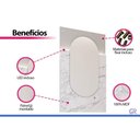 Ver imagem 4 de Espelheira Banheiro Decorativo Gales Orgânico Platina MGM