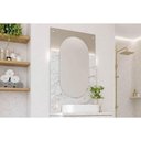 Ver imagem 1 de Espelheira Banheiro Decorativo Gales Orgânico Platina MGM