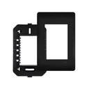 Ver imagem 1 de Placa com Suporte Fame Habitat Black 4x2 para 3 Módulos Horizontais Preto