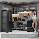 Ver imagem 5 de Armário de Cozinha Completa de Canto 405cm Nice Madesa 06 Cinza
