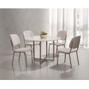 Ver imagem 1 de Mesa Romana Rubia com Cadeiras Nápoli Nanda Aço Nobre