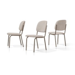 Mesa Romana Rubia com Cadeiras Nápoli Nanda Aço Nobre - 4