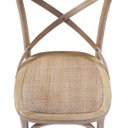 Ver imagem 5 de Cadeira de Madeira e Assento em Rattan 115 Marrom