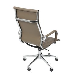 Cadeira Escritório Presidente Esteirinha Rodízio Relax Corino 3301 - 4