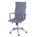 Ver imagem 2 de Cadeira Escritório Presidente Esteirinha Rodízio Relax Corino 3301