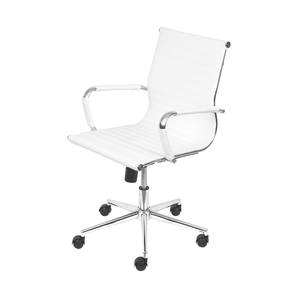 Cadeira para Escritório Diretor Esteirinha com Relax Corino 3301 Or Design