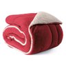 Edredom Marcel Sherpa Alaska King Vermelho - 1