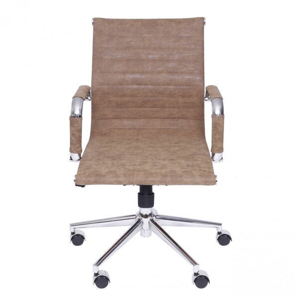 Cadeira Para Escritorio Diretor Esteirinha Com Relax Corino 3301  - 3
