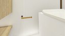 Ver imagem 2 de Kit de Acessórios para Banheiro com 4 Peças em Aço Inox Dourado Linha Tessália com Toalheiro Duplo