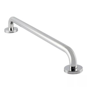 Barra de Apoio 80cm Inox Idoso Cadeirante Suporte Deficiente Corrimao Banheiro Box Corrimao Seguranç