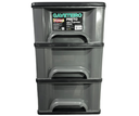 Ver imagem 3 de Gaveteiro Organizador 3 Gav Plasnew Resistente 1714 Cinza