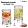 Suqueira de Acrílico 3,7L Sucos Limonada Festas Decoração - 4