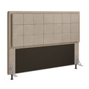 Ver imagem 1 de Cabeceira Onix Para Cama Box Queen 160 cm Suede Grafite - D’Rossi