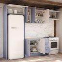 Ver imagem 3 de Cozinha Modulada 5 Peças 3 Aéreo 1 Balcão sem Tampo 1 Kit Lateral Marselha CabeCasa MadeiraOriginals