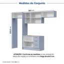 Ver imagem 6 de Cozinha Completa Planejada 100% MDF 4 Peças sem Tampo CabeCasa MadeiraOriginals Azul Marselha