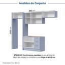 Ver imagem 4 de Cozinha Modulada 5 Peças 3 Aéreo 1 Balcão sem Tampo 1 Kit Lateral Marselha Cabecasa Madeiraoriginals