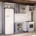 Ver imagem 2 de Cozinha Modulada 5 Peças 3 Aéreo 1 Balcão sem Tampo 1 Kit Lateral Marselha Cabecasa Madeiraoriginals