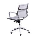 Ver imagem 4 de Cadeira Escritorio Diretor Esteirinha Tela Mesh 3303 Branco