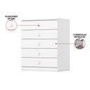 Ver imagem 3 de Cômoda Quarto Infantil 75cm 5 Gavetas Teddy H02 - D'Rossi